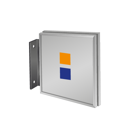 Fahnenschild | System Karlsruhe | 21 cm x 21 cm