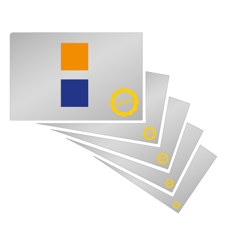 Visitenkarten | Chromeffekt | beidseitig