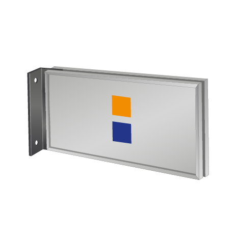 Fahnenschild | System Karlsruhe | 29,7 cm x 15 cm