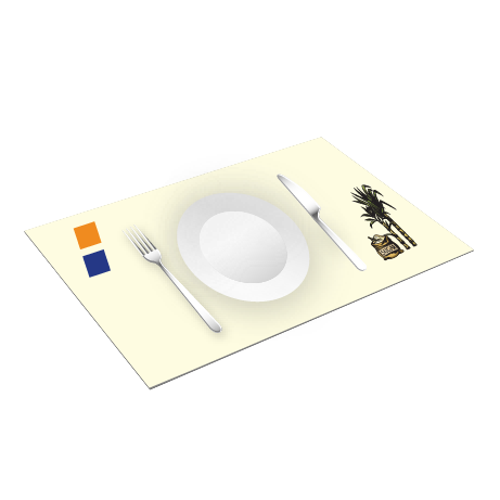Tischsets aus Zuckerrohrpapier | DIN A3 | einseitig bedruckt