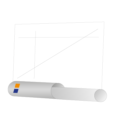 CAD-Pläne auf Rolle